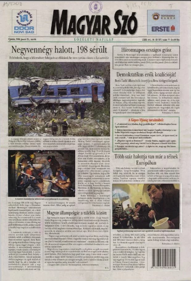 Magyar Szó, 63. évf. 2006. január 25. 18. sz. 1–20. oldal