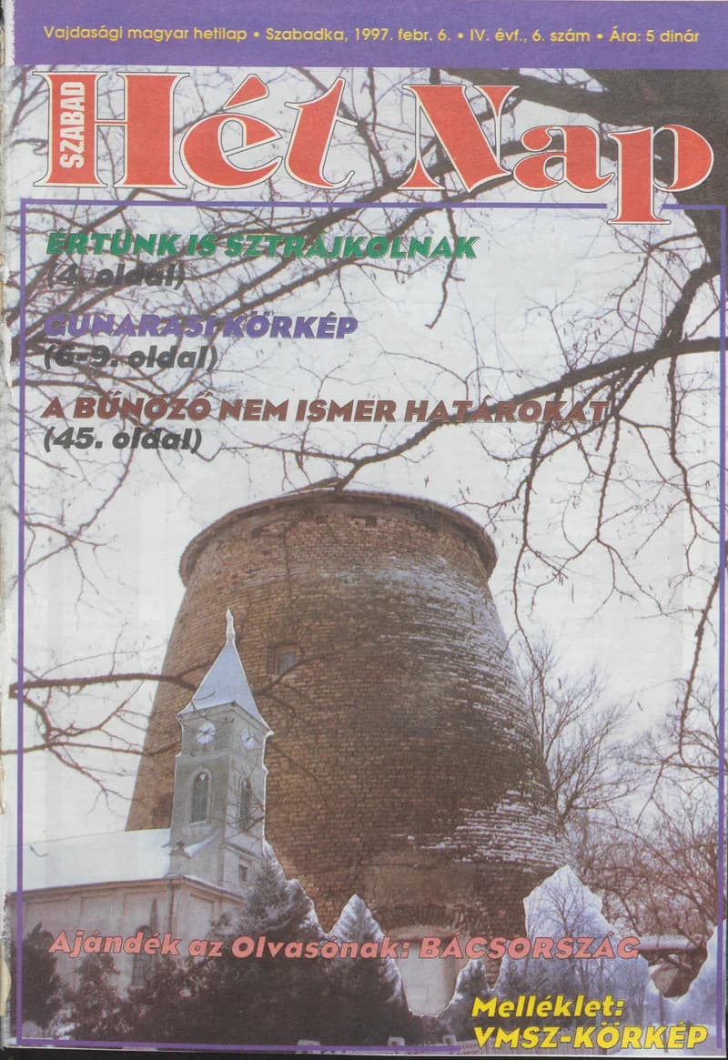Szabad Hét Nap, 4. évf. 1997. február 6. 6. sz.