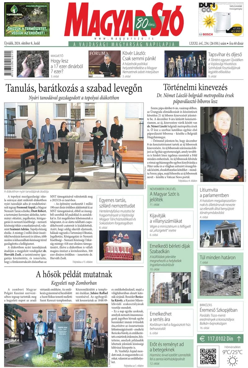 Magyar Szó, 81. évf. 2024. október 8. 234. sz. 1–20. oldal