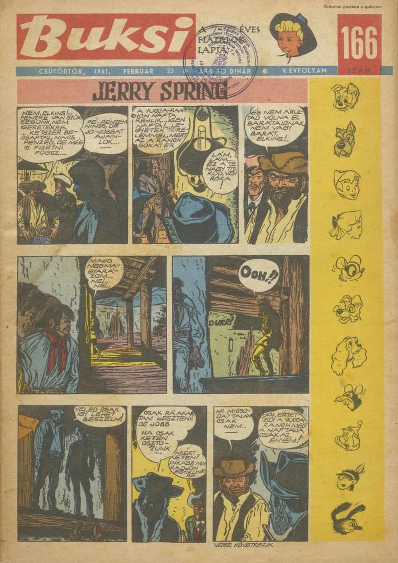 Buksi, 5. évf. 1961. február 23. 166. sz.