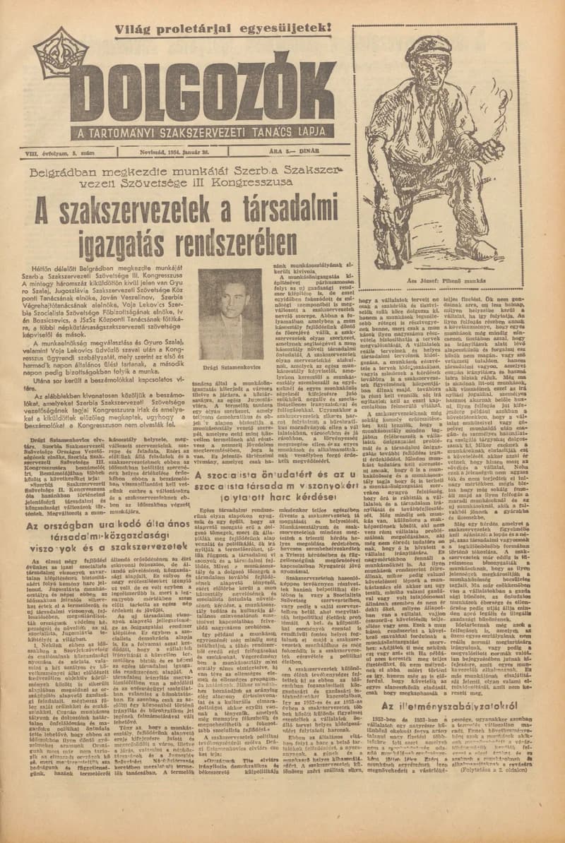 Dolgozók, 8. évf. 1954. január 26. 5. sz.