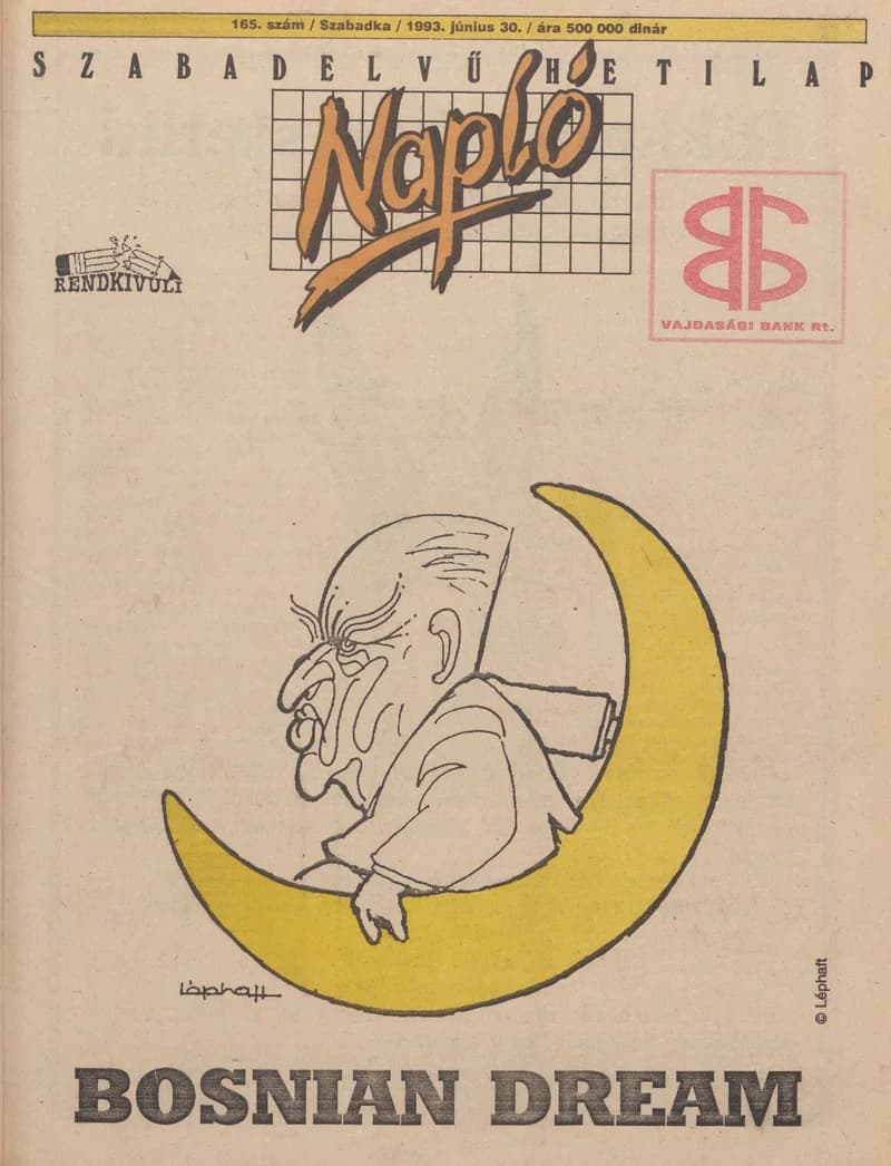 Napló - Szabadelvű hetilap, 4. évf. 1993. június 30. 165. sz.