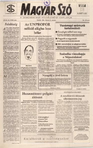 Magyar Szó, 52. évf. 1995. február 25. 46. sz. 1–16. oldal