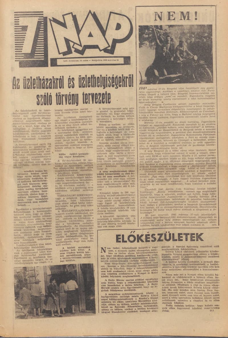 7 Nap, 14. évf. 1959. március 29. 14. sz. 1–20. oldal