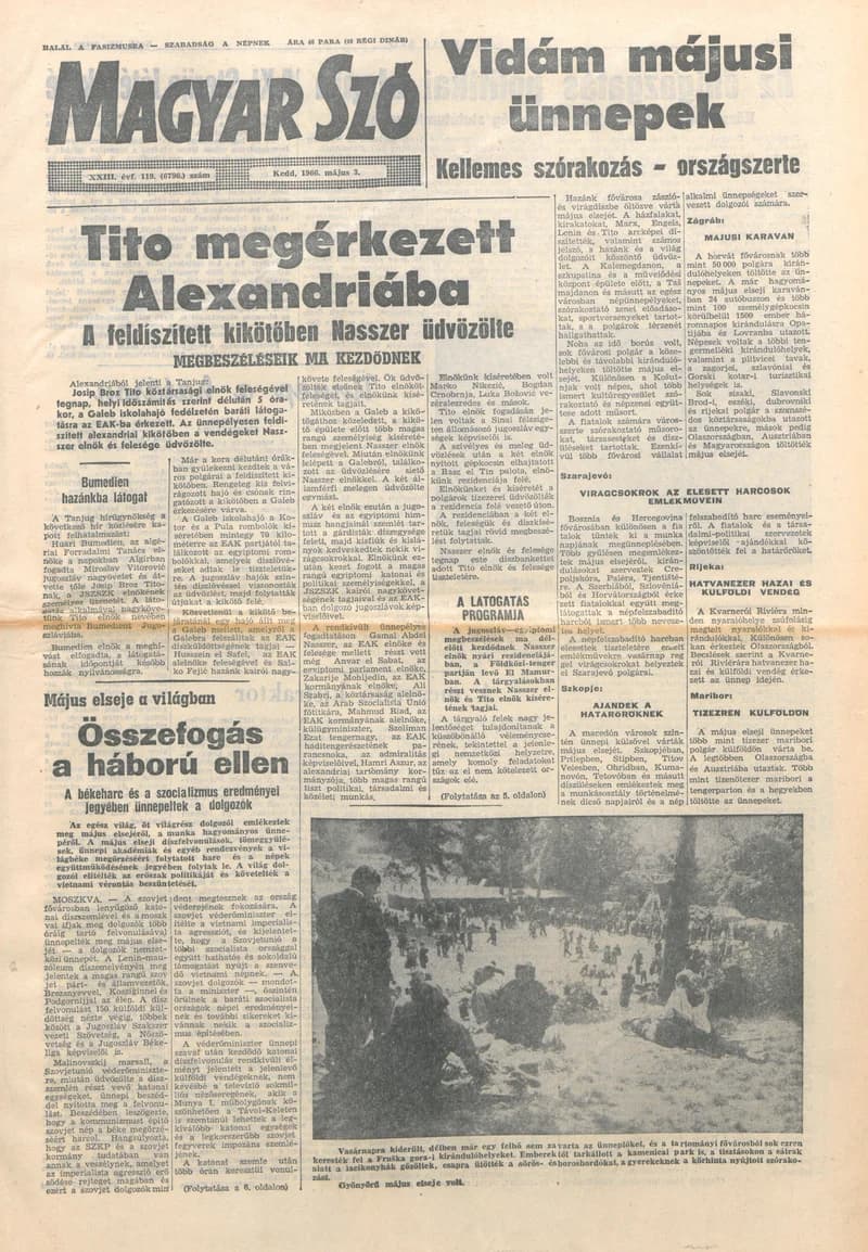 Magyar Szó, 23. évf. 1966. május 3. 119. sz.