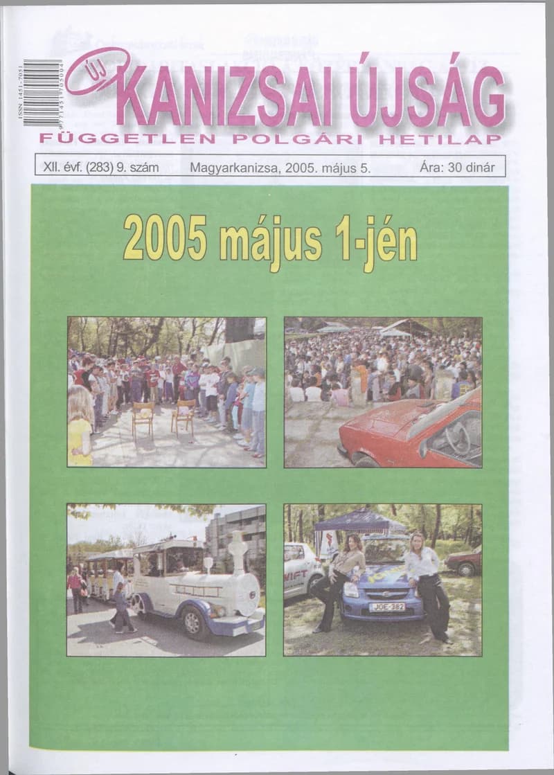 Új Kanizsai Újság, 12. évf. 2005. május 5. 9. sz.