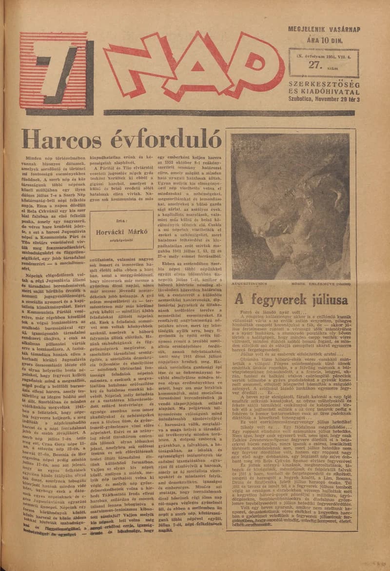 7 Nap, 9. évf. 1954. július 4. 27. sz. 1–16. oldal