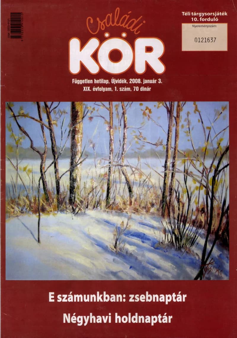 Családi Kör, 19. évf. 2008. január 3. 1. sz.