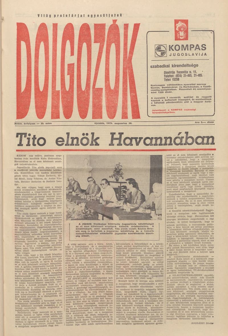 Dolgozók, 33. évf. 1979. augusztus 30. 35. sz.