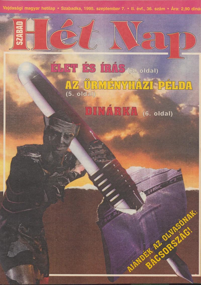 Szabad Hét Nap, 2. évf. 1995. szeptember 7. 36. sz.