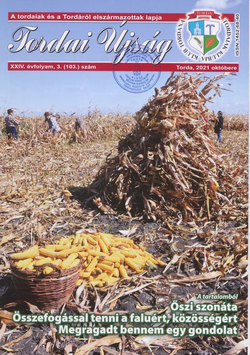 Tordai Újság, 24. évf. 2021. október. 3. sz.