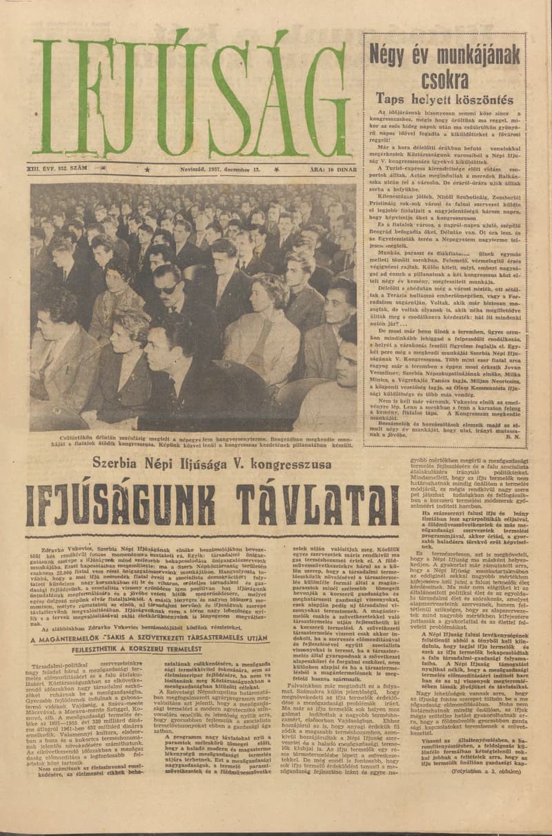 Ifjúság, 13. évf. 1957. december 13. 632. sz.