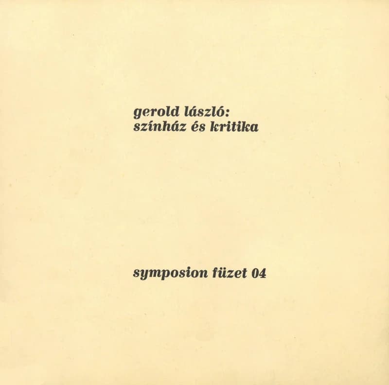 Színház és kritika