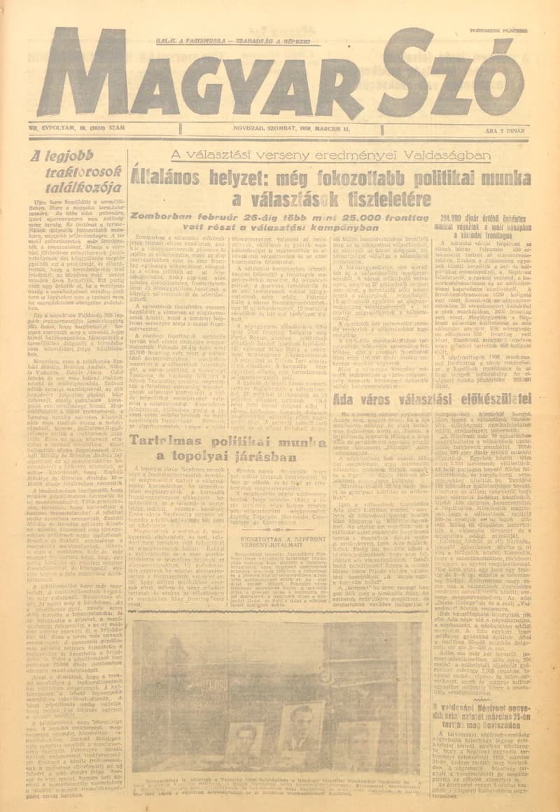 Magyar Szó, 7. évf. 1950. március 11. 59. sz. 1–4. oldal