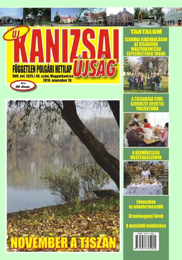 Új Kanizsai Újság, 17. évf. 2010. november 18. 46. sz.
