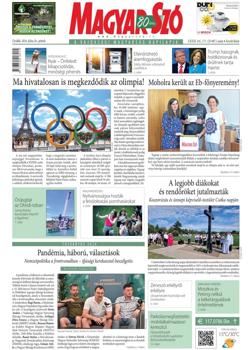 Magyar Szó, 81. évf. 2024. július 26. 171. sz. 1–16. oldal