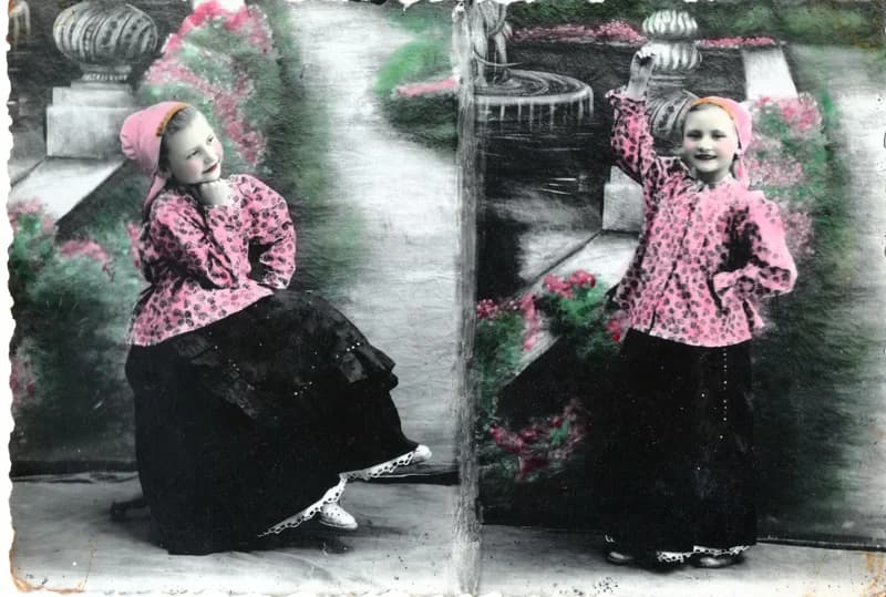 Dobó Margitka idősebb rokon viseletében