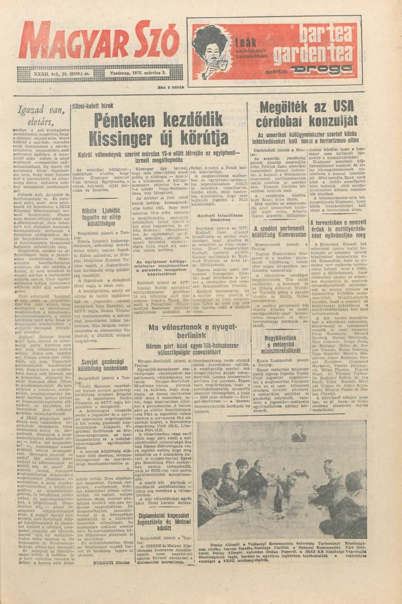 Magyar Szó, 32. évf. 1975. március 2. 59. sz.