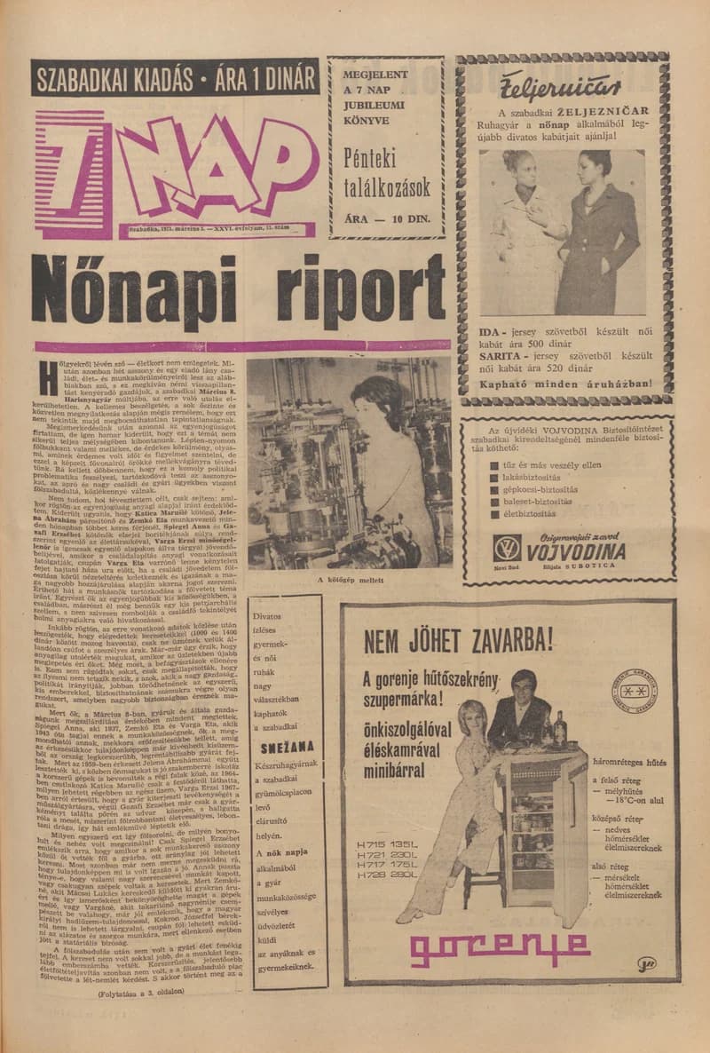 7 Nap, 26. évf. 1971. március 5. 11. sz. 1–28. oldal