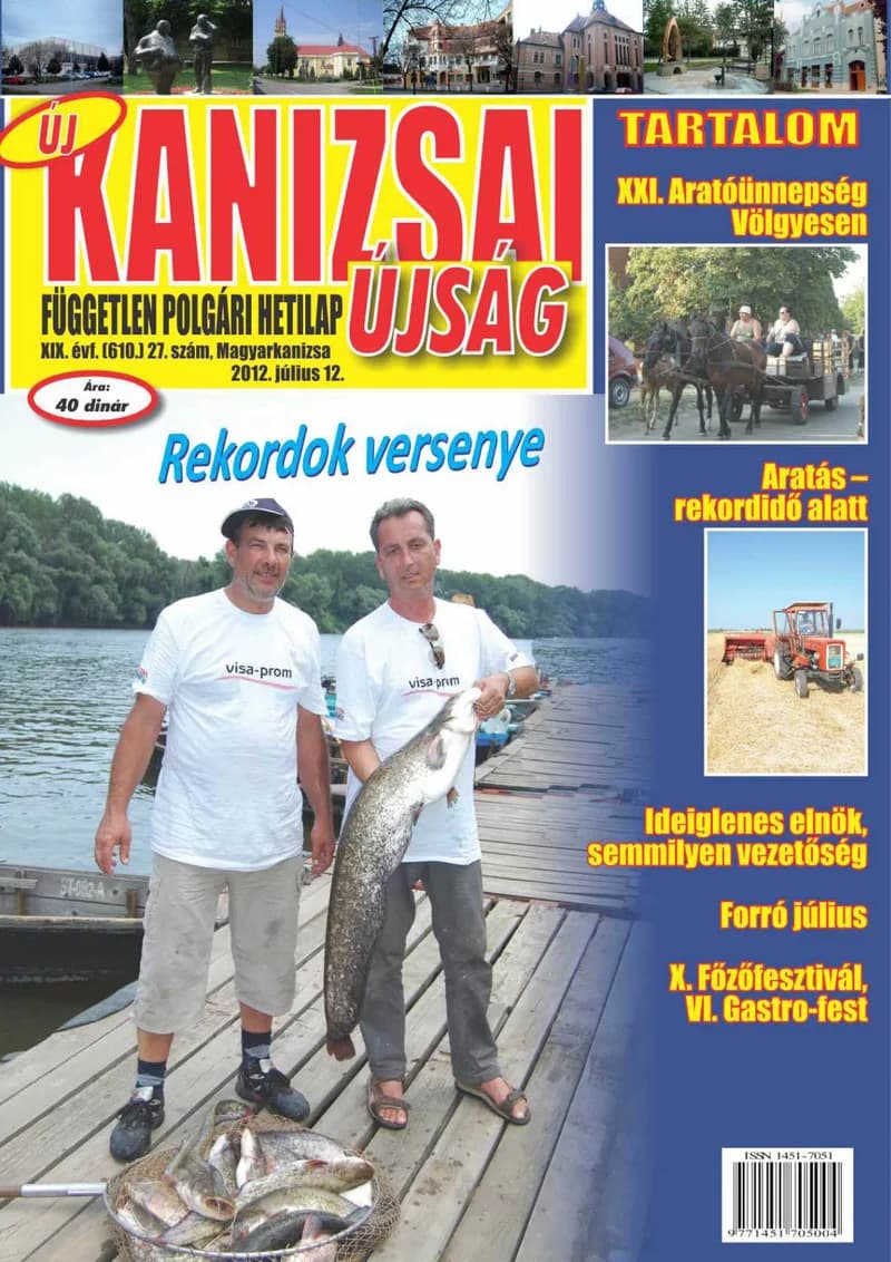 Új Kanizsai Újság, 19. évf. 2012. július 12. 27. sz.