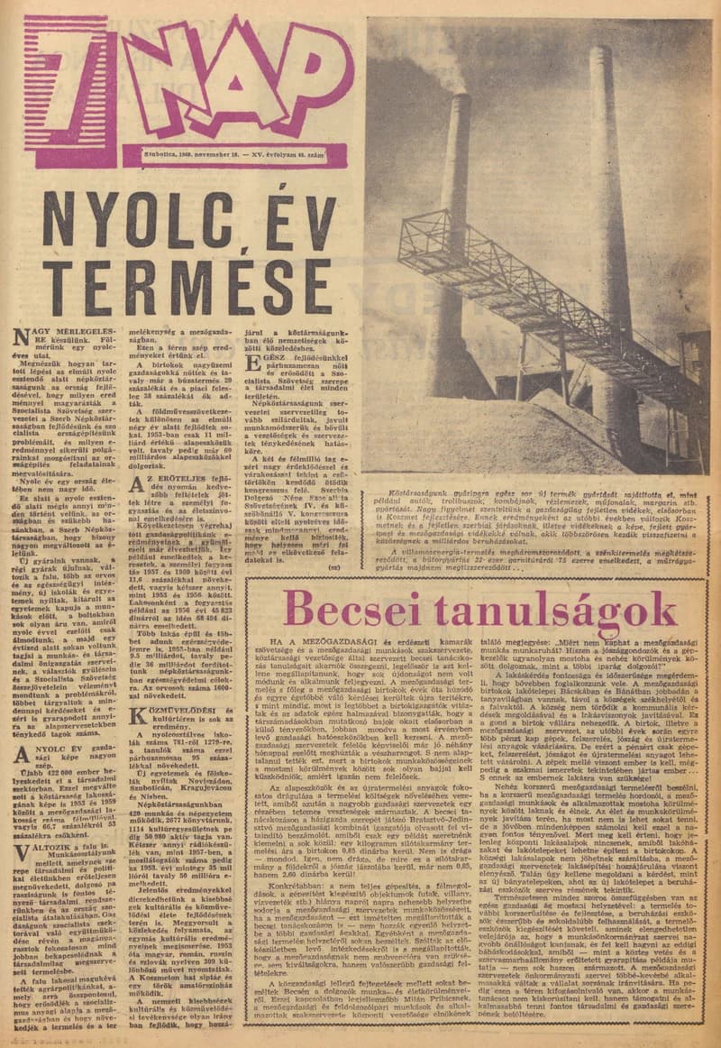 7 Nap, 15. évf. 1960. november 18. 48. sz.