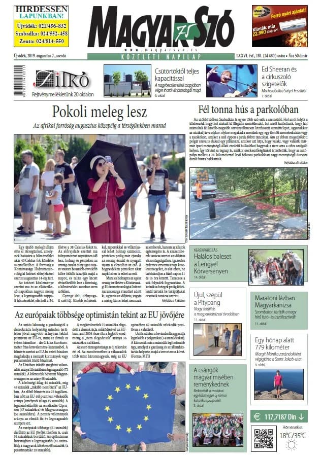 Magyar Szó, 76. évf. 2019. augusztus 7. 181. sz. 1–16. oldal