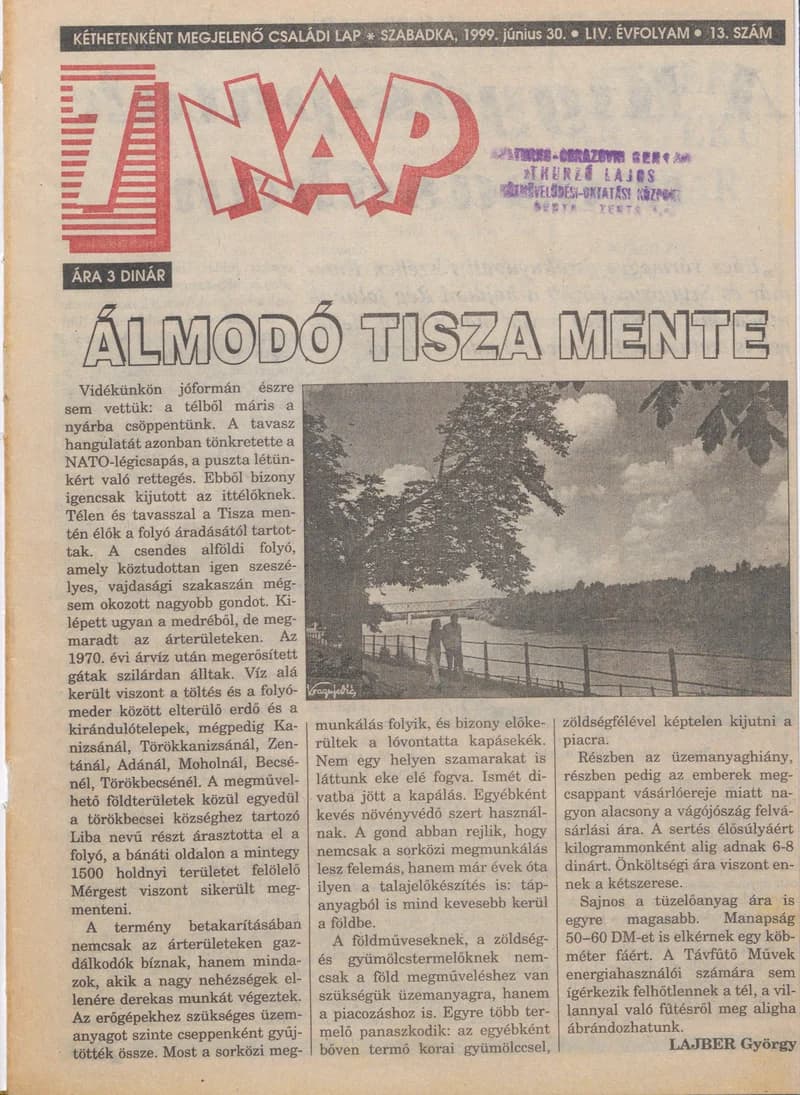 7 Nap, 54. évf. 1999. június 30. 13. sz. 1–32. oldal