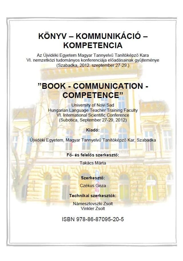 Könyv – kommunikáció – kompetencia / Knjiga – komunikacija – kompetencija / Book – communication – competence