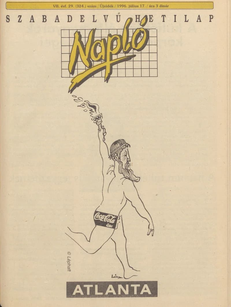 Napló - Szabadelvű hetilap, 7. évf. 1996. július 17. 324. sz.