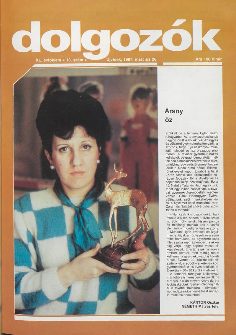 Dolgozók, 41. évf. 1987. március 26. 13. sz.