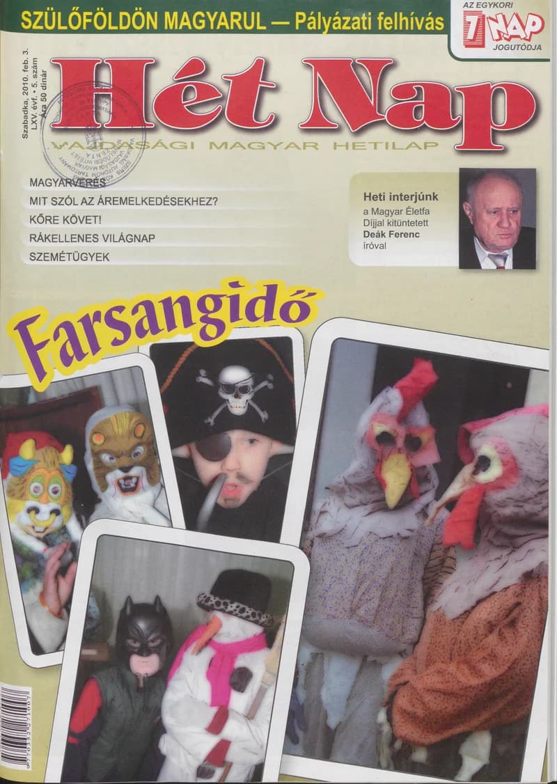 7 Nap, 65. évf. 2010. február 3. 5. sz.