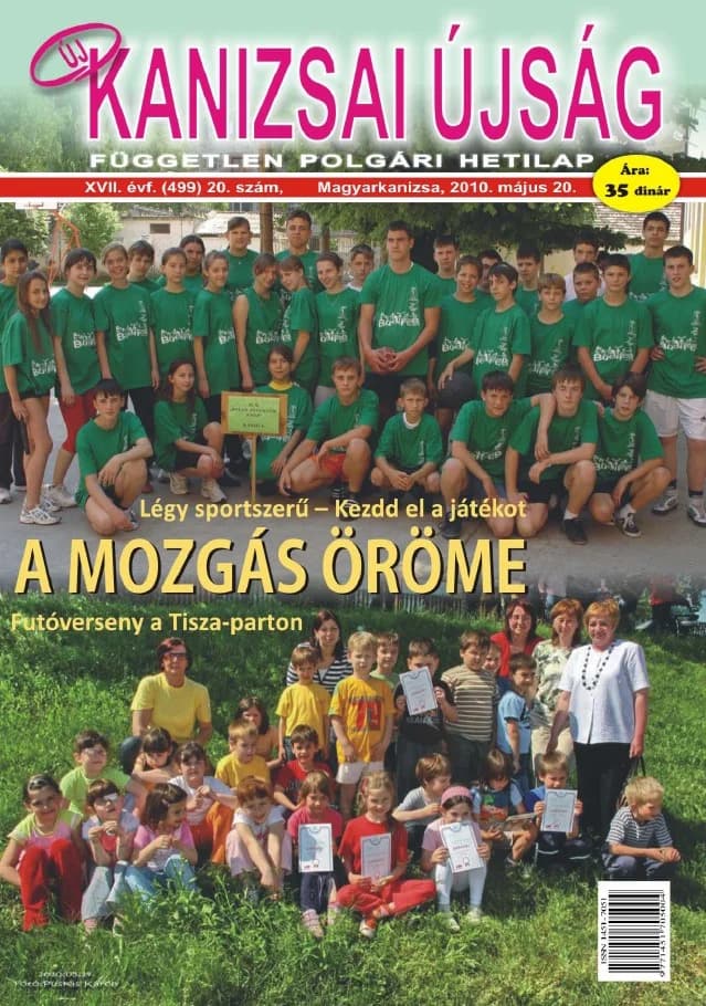 Új Kanizsai Újság, 17. évf. 2010. május 20. 20. sz.