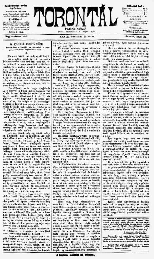 Torontál, 28. évf. 1899. január 28. 23. sz.