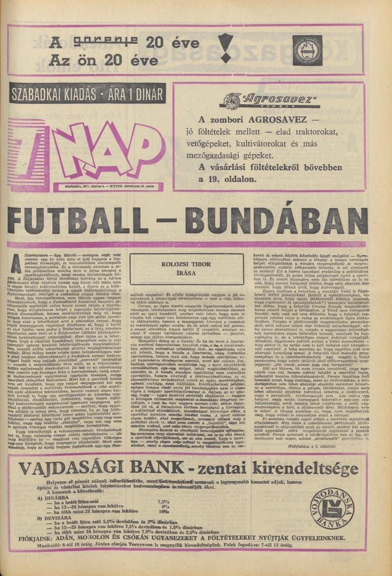 7 Nap, 28. évf. 1973. június 1. 22. sz. 1–28. oldal