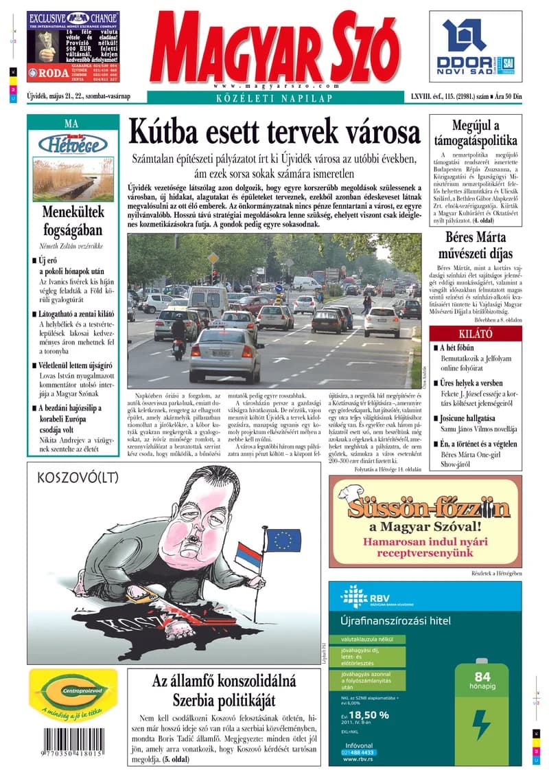 Magyar Szó 2011. május 21. – 22. 115. sz. 1–48. oldal