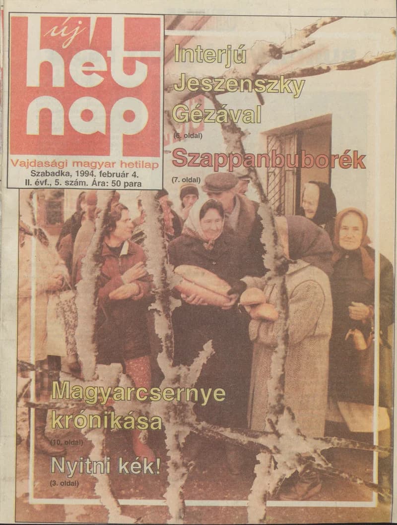Új Hét Nap, 2. évf. 1994. február 4. 5. sz.