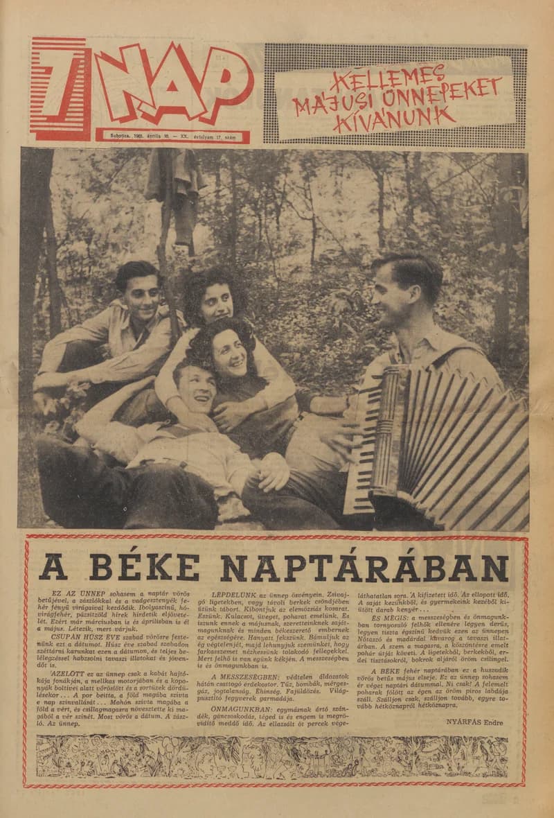 7 Nap, 20. évf. 1965. április 30. 17. sz. 1–24. oldal