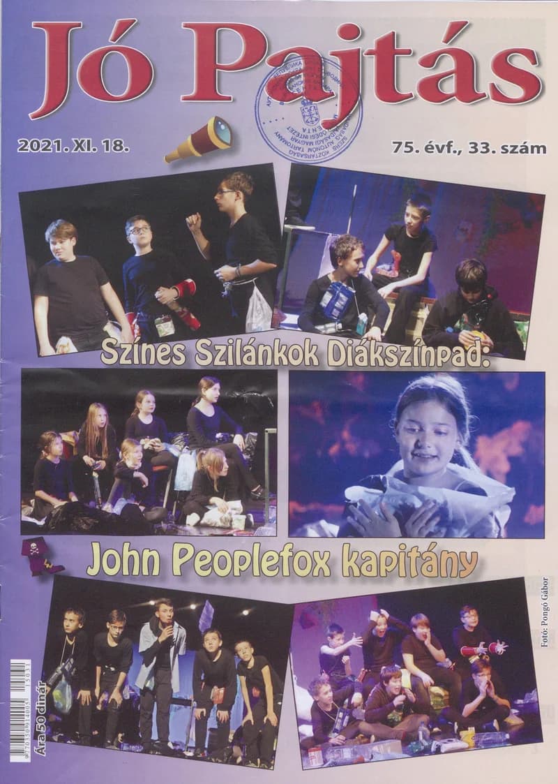 Jó Pajtás, 75. évf. 2021. november 18. 33. sz.