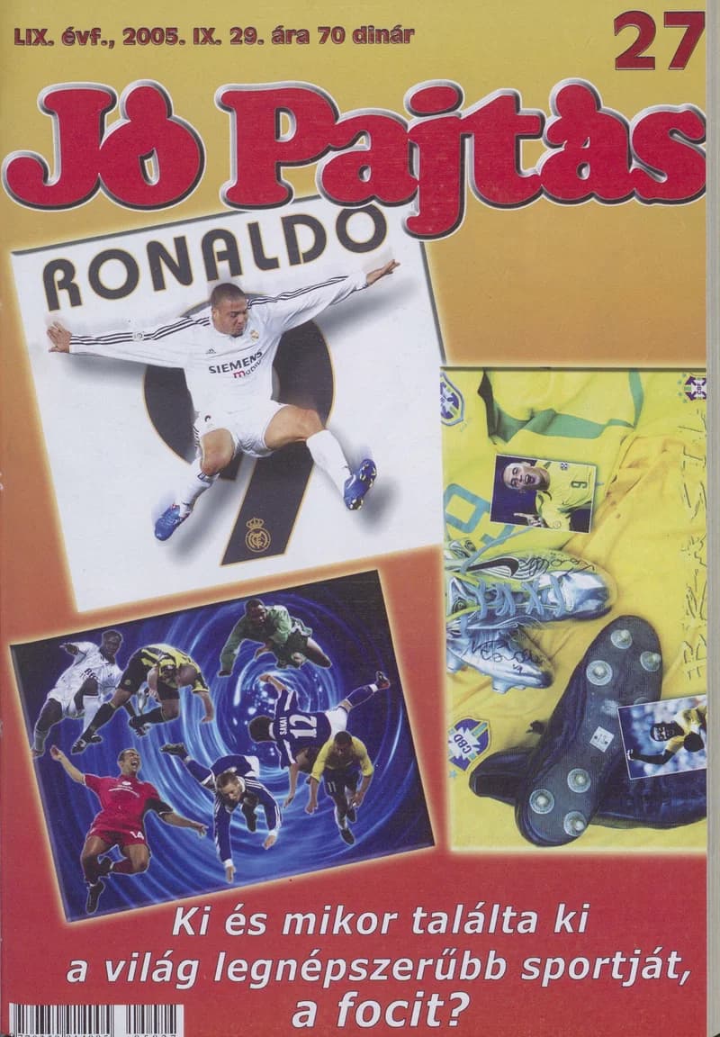 Jó Pajtás, 59. évf. 2005. szeptember 29. 27. sz.