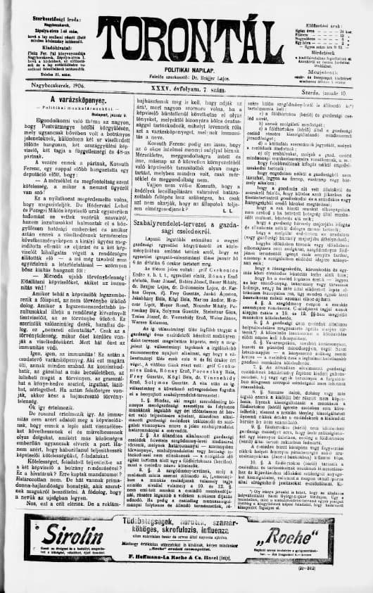 Torontál, 35. évf. 1906. január 10. 7. sz.
