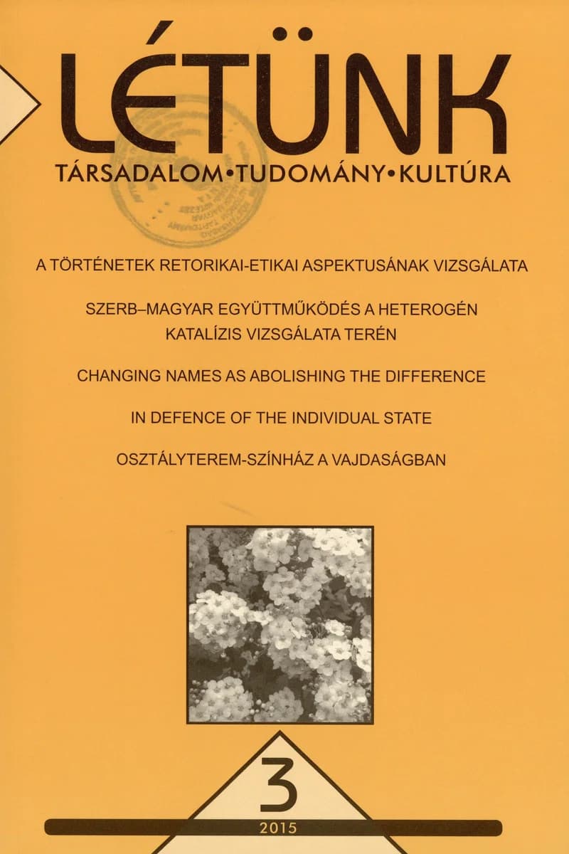 Létünk, 45. évf. 2015. 3. sz. 1–143. oldal