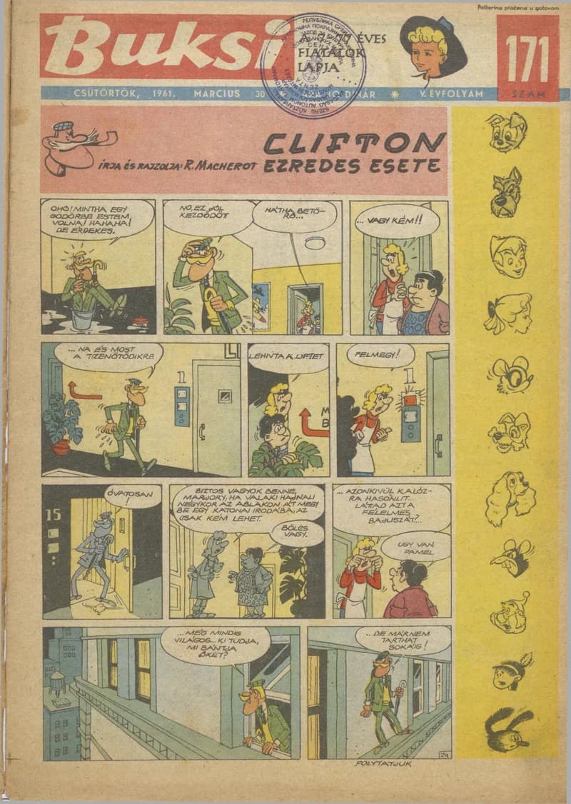 Buksi, 5. évf. 1961. március 30. 171. sz.