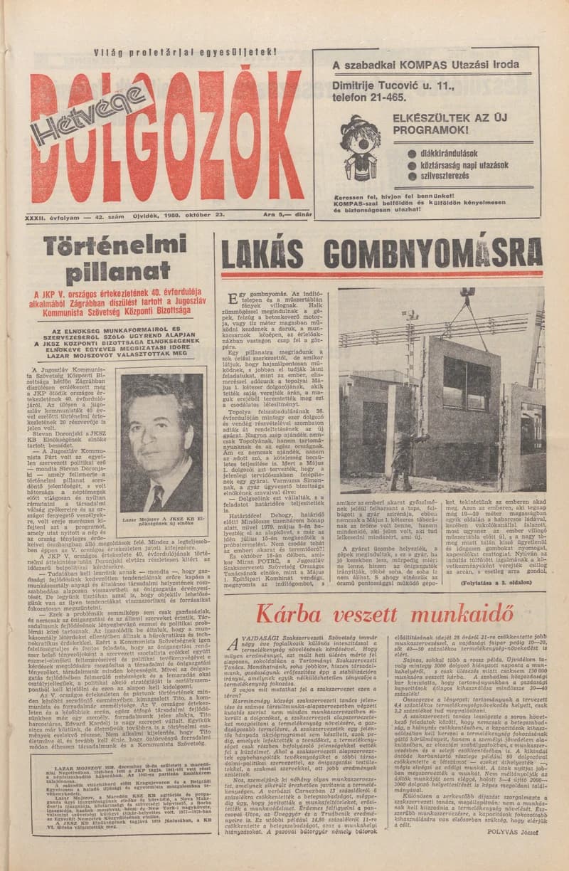 Dolgozók, 34. évf. 1978. október 23. 42. sz.