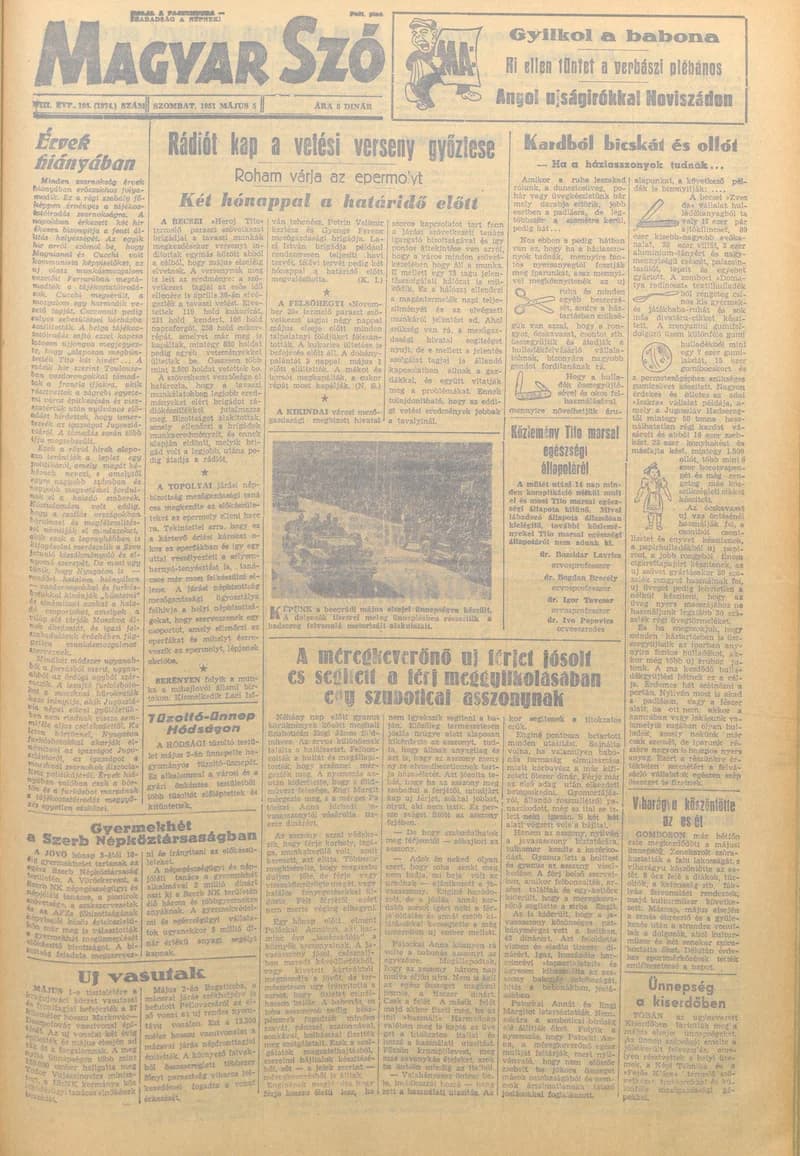 Magyar Szó, 8. évf. 1951. április 5. 105. sz. 1–4. oldal