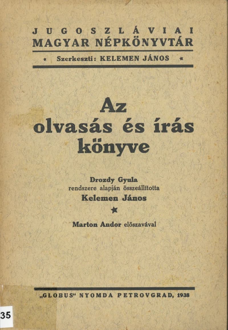 Az olvasás és írás könyve