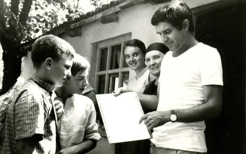 Képzőművészeti csoport - Benes József tanítványaival 