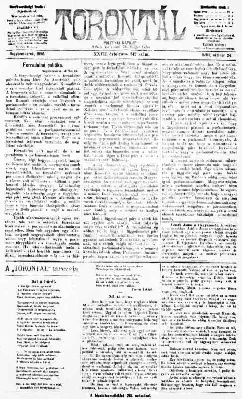 Torontál, 27. évf. 1898. október 24. 242. sz.