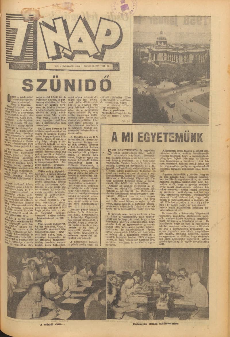 7 Nap, 12. évf. 1957. július 14. 29. sz.