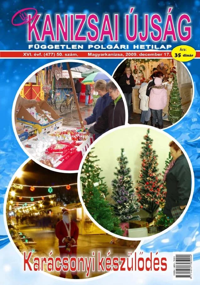 Új Kanizsai Újság, 16. évf. 2009. december 17. 50. sz.