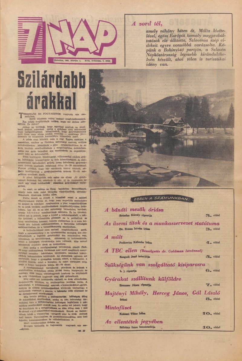 7 Nap, 18. évf. 1963. február 1. 4. sz. 1–20. oldal